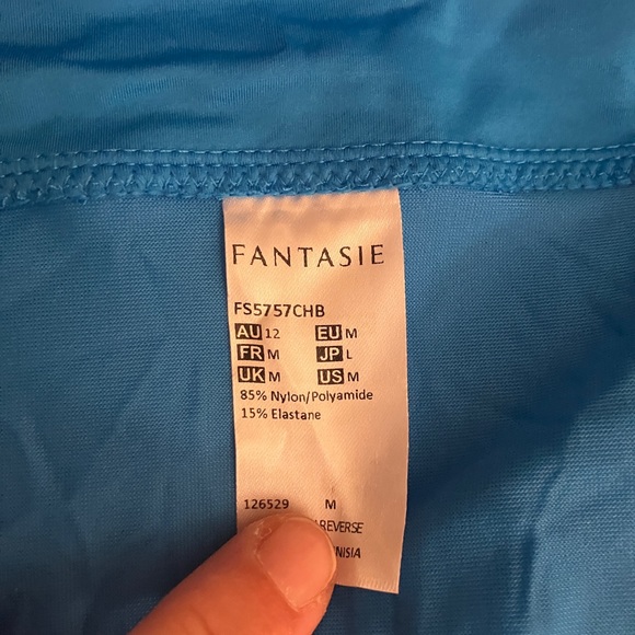 NWOT Blue Fantasie swimsuit 34H 34K Bottoms M - Picture 11 of 11